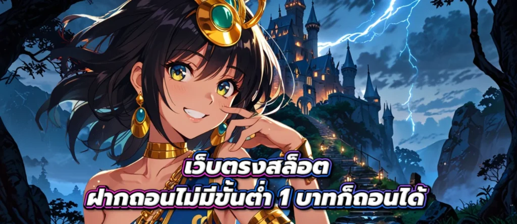 เว็บตรงสล็อตฝากถอนไม่มีขั้นต่ำ 1 บาทก็ถอนได้