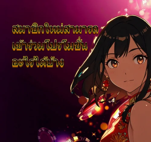 สมาชิกใหม่สามารถเข้าร่วมโปรโมชั่นอะไรได้บ้าง